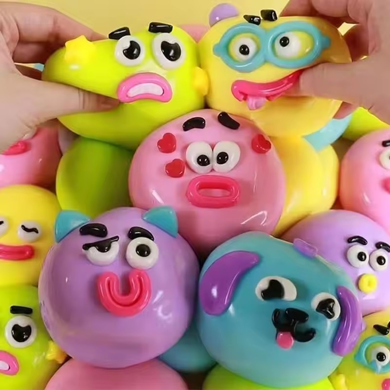 Interactive Squeaky Plush Dog Toy - 재고 있음. 5가지 스타일의 압착 장난감,