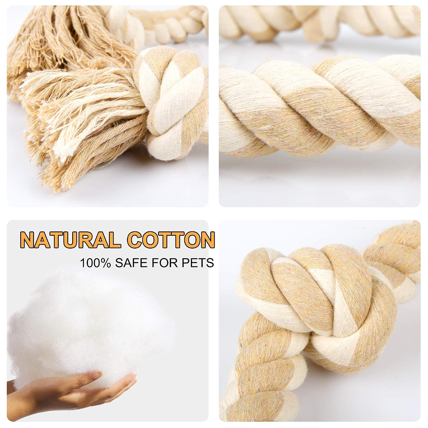 Dog Rope Toy Aggressive Chewers - 강한 씹는 힘을 가진 강아지, 대형견
