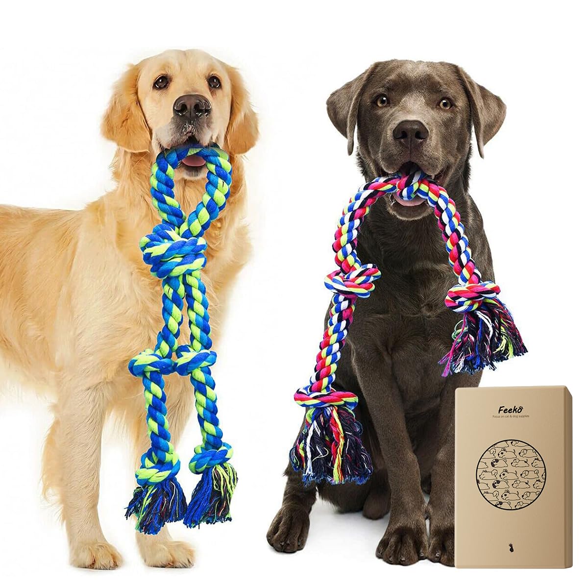 대형견에게 적합한 튼튼한 로프 장난감, 강한 씹는 힘을 - Dog Rope Toy Aggressive Chewers 리뷰 및 가격